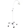 LAMPE D’EXAMEN LED 3W BRAS FLEXIBLE 360° PIED METAL - MEDI'CLINIC