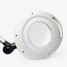 LAMPE LOUPE RONDE LED 12W GROSSISSEMENT X5 - PIED METAL- MÉDI’CLINIC