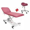 DIVAN D'EXAMEN ÉLECTRIQUE LIFTBACK MEDICLINIC - avec tabouret pony offert