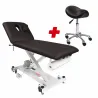 DIVAN D'EXAMEN ÉLECTRIQUE LIFTBACK BLEU MEDICLINIC - avec tabouret pony offert