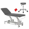 DIVAN D'EXAMEN ÉLECTRIQUE DELTA 55 2 PLANS MEDICLINIC - pack avec tabouret standard offert