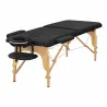 TABLE DE MASSAGE PLIANTE NOIR BOIS - ALPHA WOOD