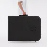 TABLE DE MASSAGE PLIANTE NOIR BOIS - ALPHA WOOD