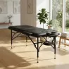 TABLE DE MASSAGE PLIANTE ALPHA ALU LÉGÈRE MEDICLINIC - aluminium