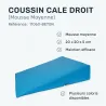 COUSSIN CALE DROIT MOUSSE MOYENNE - 20 x 20 x 5 cm
