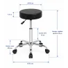 TABOURET MÉDICAL DELTA 55 RÉGLABLE À ROULETTES MEDICLINIC - tabouret