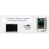 PACK MONITEUR PATIENT MED 900 IMPRIMANTE INTÉGRÉE LEPU MEDICAL + CHARIOT ROULANT - 5 paramètres
