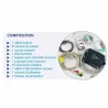 PACK MONITEUR PATIENT MED 900 IMPRIMANTE INTÉGRÉE LEPU MEDICAL + CHARIOT ROULANT - 5 paramètres