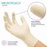 GANTS LATEX NON POUDRÉS MICRO-TOUCH COATED ANSELL - boîte de 100
