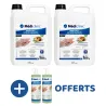 PACK 2 LOTIONS LAVANTES AMANDE 5L + 2 FLACONS 500ML OFFERTS