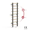 ESPALIER BOIS MÉTAL CARE 9 BARREAUX - fixation murale