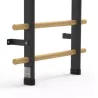 ESPALIER BOIS MÉTAL CARE 9 BARREAUX - fixation murale