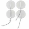 ÉLECTRODES RONDES DURA-STICK PREMIUM PEAUX SENSIBLES CEFAR - sachet de 4