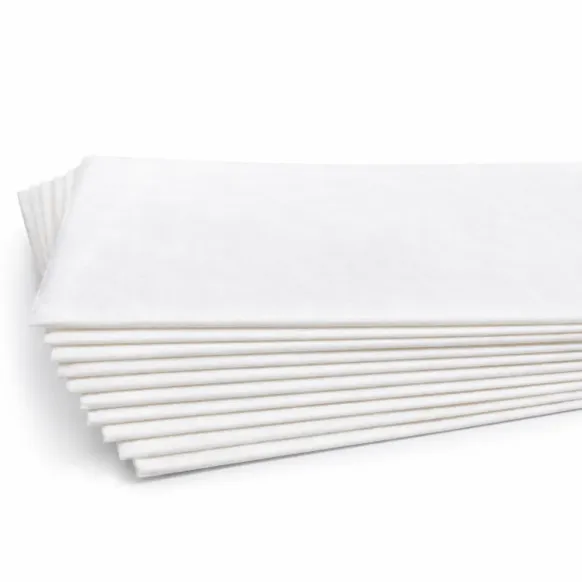 DRAPS D'EXAMEN NON TISSÉS FAÇON SERVIETTE GRANDE COUVERTURE - blanc 100 draps