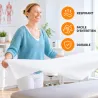 DRAPS D'EXAMEN NON TISSÉS FAÇON SERVIETTE GRANDE COUVERTURE - blanc 100 draps