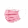MASQUES CHIRURGICAUX TYPE IIR 3 PLIS ROSES - Boîte de 50