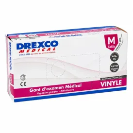 GANTS VINYLE NON POUDRÉS...