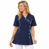 TUNIQUE MÉDICALE FEMME LUCIE COUPE AJUSTÉE ASYMÉTRIQUE - plusieurs tailles et coloris