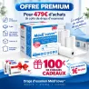 OFFRE PREMIUM 6 COLIS DE DRAPS D'EXAMEN + 100€ EN CHÈQUE CADEAUX OFFERTS