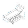 PACK KINÉ ESSENTIEL TABLE ÉLECTRIQUE COMPEX REHAB TABOURET - coloris bleu