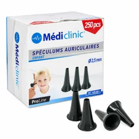 Spéculums auriculaires...