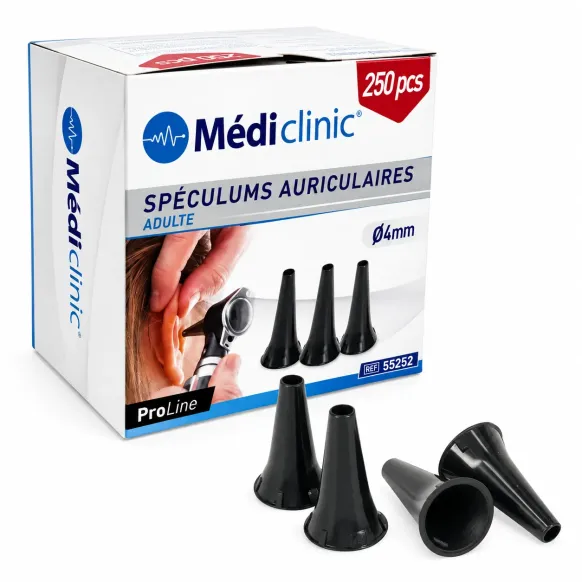 Spéculums auriculaires universel Medi'Spec  MEDICLINIC - Boite de 250