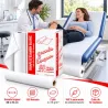 Draps d'examen 60 x 35 cm en situation dans un cabinet médical avec médecin et patient