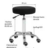 PACK DIVAN D'EXAMEN ÉLECTRIQUE LIFTBACK AVEC TABOURET ET GUÉRIDON MEDICLINIC - Noir