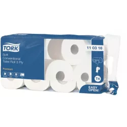 PAPIER TOILETTE TRADITIONEL DOUX TORK 3 PLIS