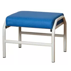 Tabouret Promotal assise carrée, roulettes, hauteur réglable