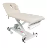 PACK DIVAN ÉLECTRIQUE AVEC TROU VISAGE LIFTBACK Beige + TABOURET OFFERT