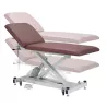PACK DIVAN ÉLECTRIQUE AVEC TROU VISAGE LIFTBACK Marron chocolat + TABOURET OFFERT