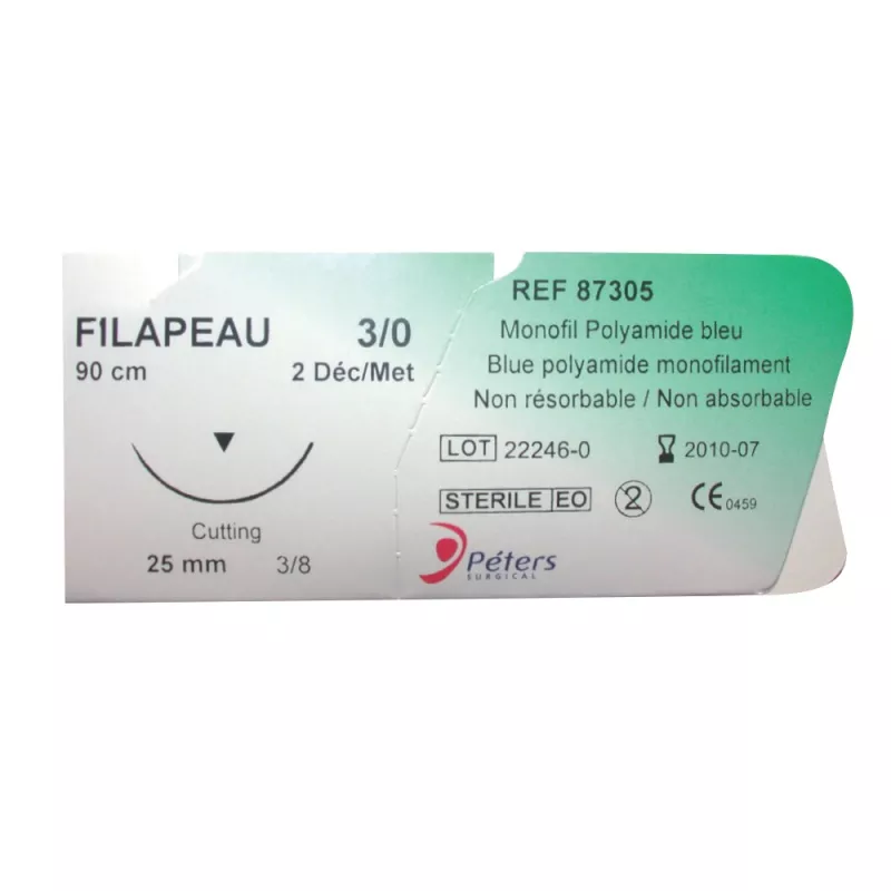LIGATURES - SUTURES MONOFIL POLYAMIDE NON RÉSORBABLE PETERS LIGATURES - SUTURES MONOFIL POLYAMIDE NON RÉSORBABLE PETERS