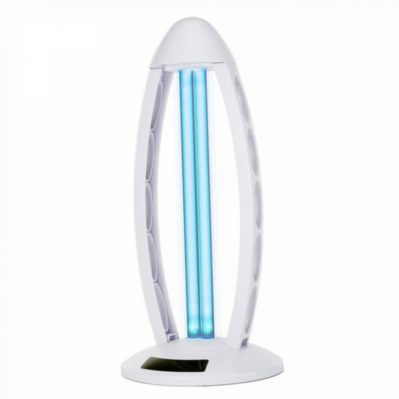 YZZR portative Haute Puissance 220V 55W Lampe Germicide Lampe de désinfection à l'ozone UV,minuterie de contrôle à Distance,taux de stérilisation 99,99%,Odeur d'élimination,air Pur Bleu,Rose,Jaune 