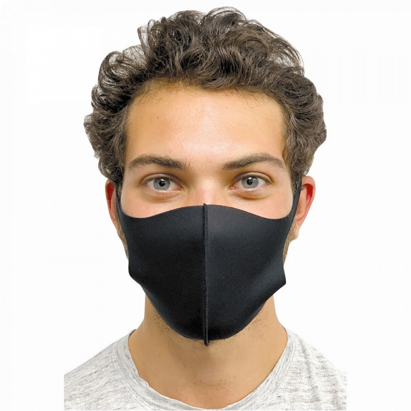 Masque tissu élégance soft skin noir - Drexco Médical