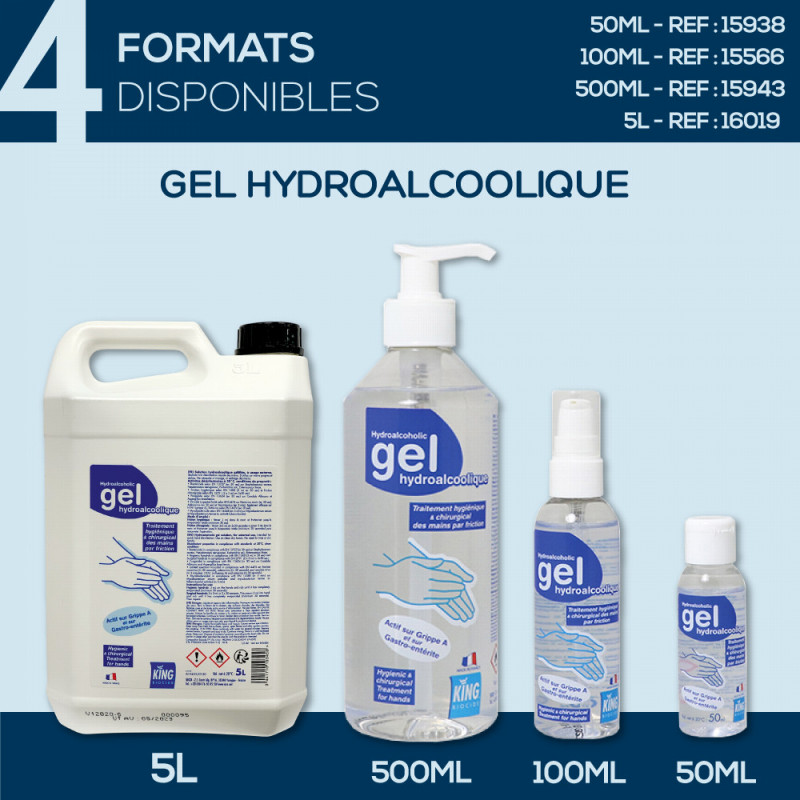 Gel hydroalcoolique 300 ml aniosgel 800 - Drexco Médical