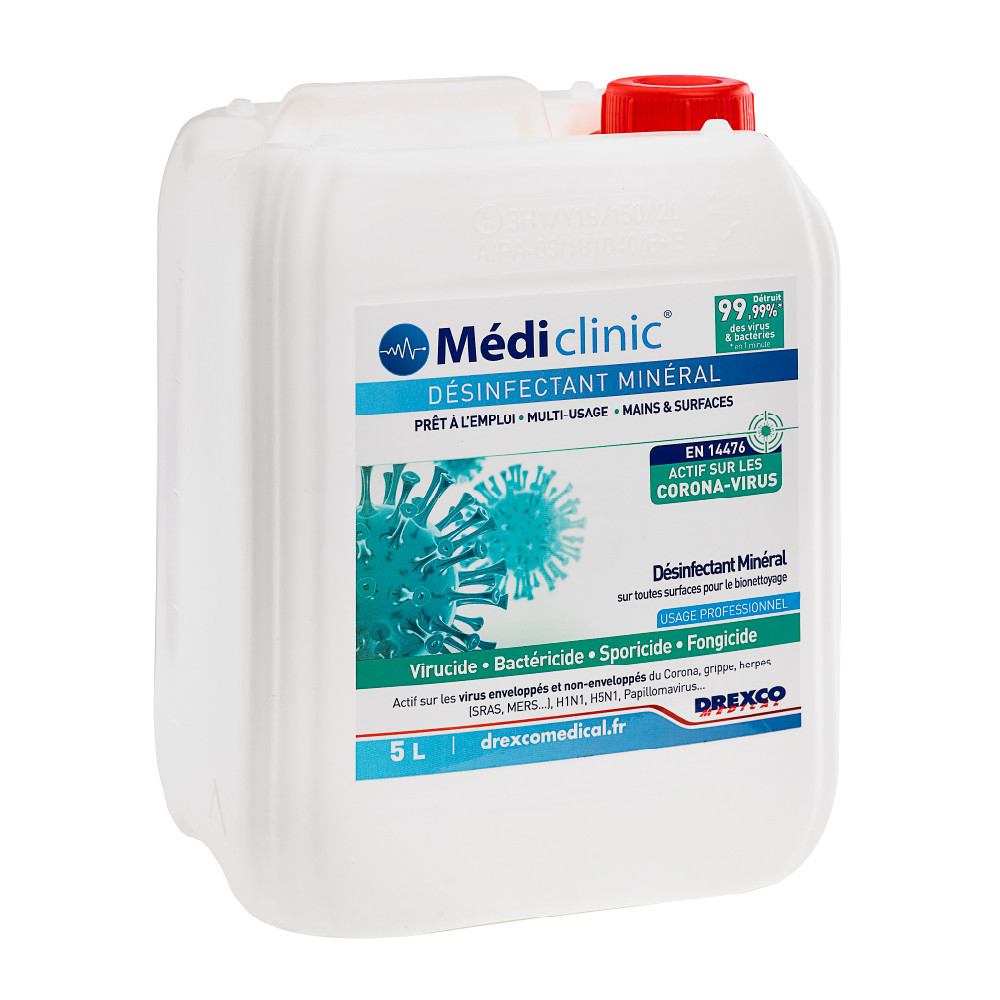 Désinfectant minéral - 5 litres - Drexco Médical