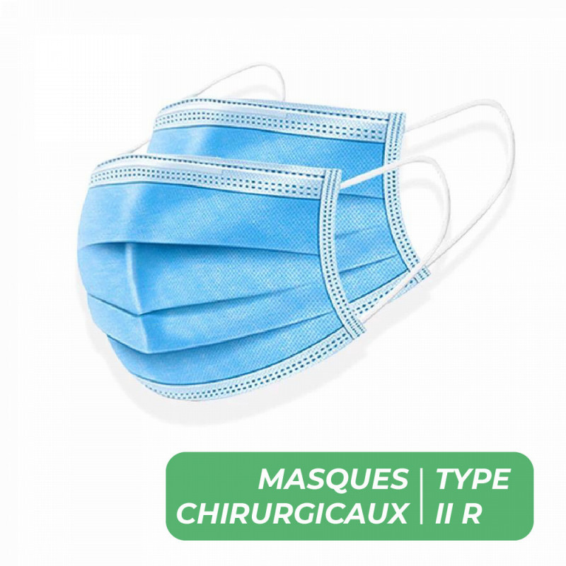 Masques chirurgicaux type ii r - Drexco Médical