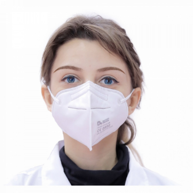 Masque Protection Respiratoire Enfant Visage Respiration Pince Nez Métal  Virus Antivirus Pack Paquet de 10 FFP2