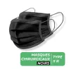 MASQUES CHIRURGICAUX TYPE II R NOIR