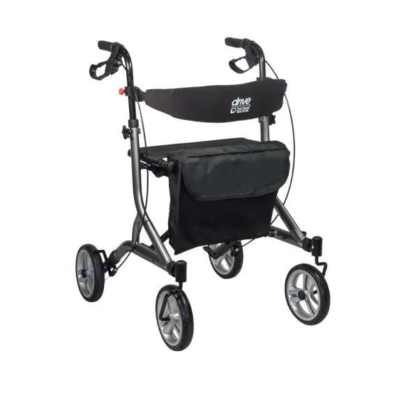 ROLLATOR 4 ROUES PLIABLE ULTRALIGHT