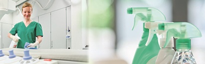 Bannière désinfection virus