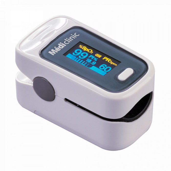 OXYMÈTRE DE POULS SILVER LED MEDICLINIC