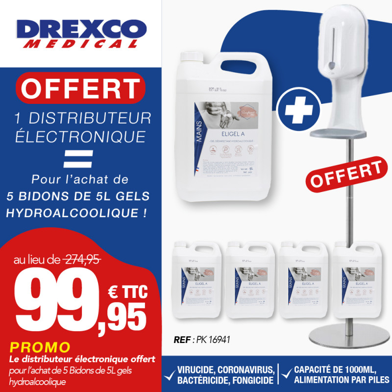 pack distributeur de gel