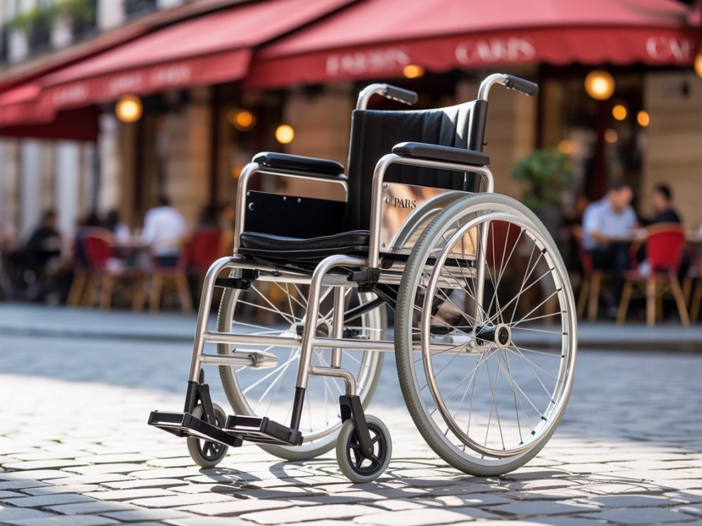 fauteuil roulant dans paris