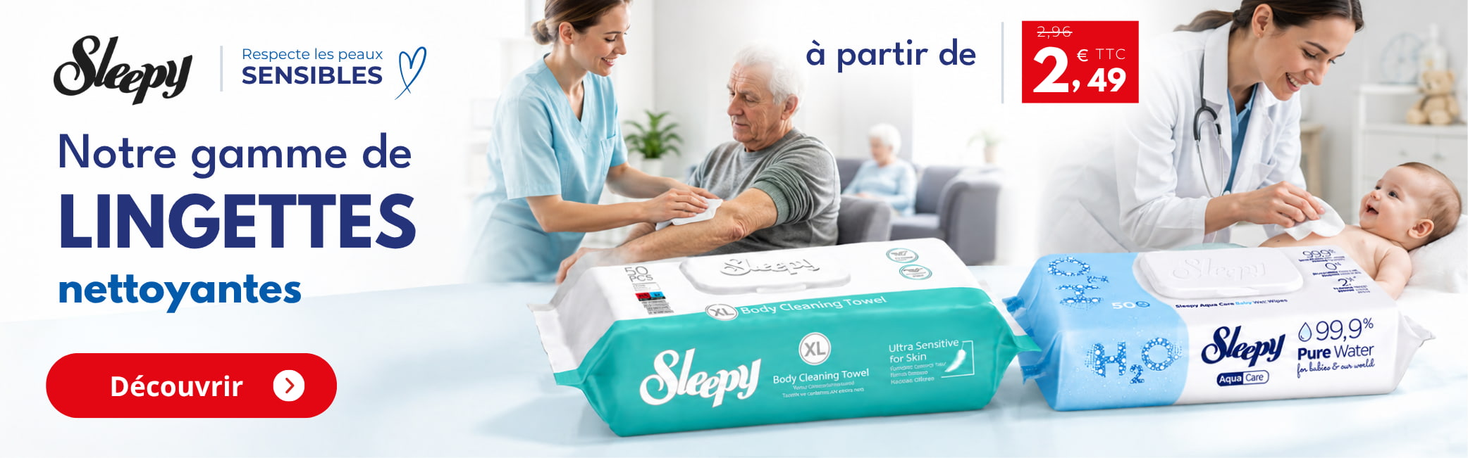 Lingettes Hygiène Sleepy
