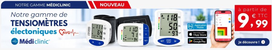 nouvelle gamme de tensiomètres mediclinic