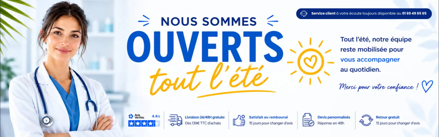 Nous sommes ouverts tout l'été !